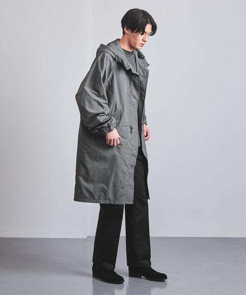 UNITED ARROWS（ユナイテッドアローズ）の「＜UNITED ARROWS＞ ポリエステル タフタ フーデッド コート（その他アウター・メンズ・ベージュ/オリーブ・S/M/L/XL）」の8枚目の写真