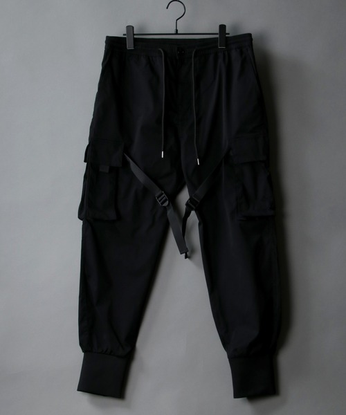 【セール】buckle cargo Jogger Pants/バックル カーゴ ミリタリー ジョガーパンツ/カラーパンツ/カラーパンツ（カーゴパンツ）｜SITRY（シトリー）