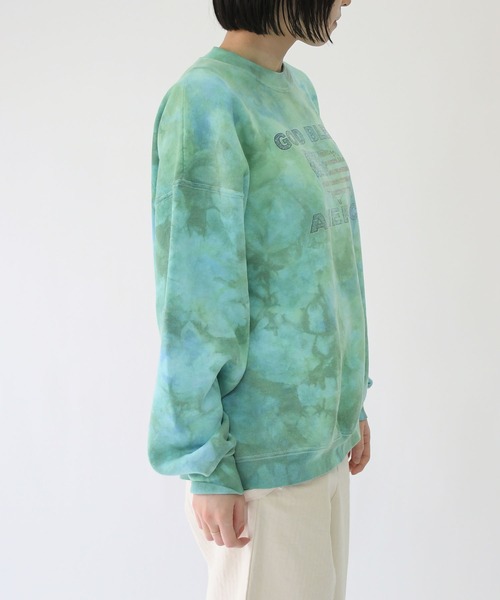 Johnbull Private labo（ジョンブルプライベートラボ）の「【rebear Vintage】ネットダイクルースウェット（スウェット・メンズ・グリーン・FREE）」の4枚目の写真