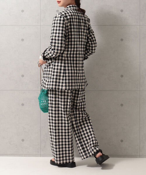 fredy emue（フレディエミュ）の「ギンガムチェック／リネンドビー