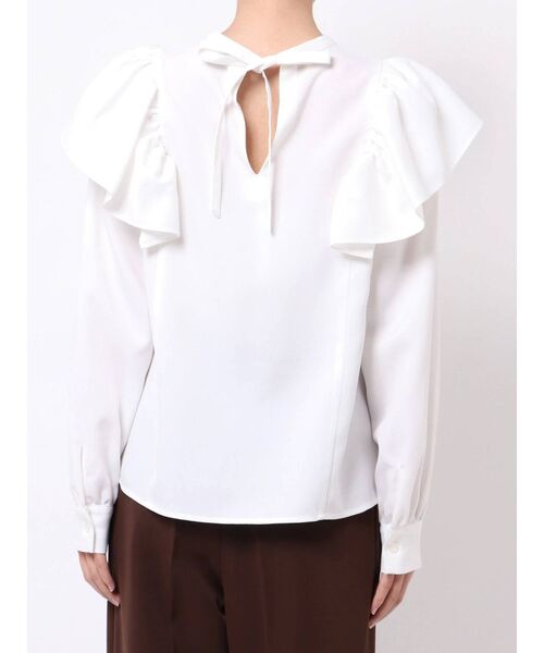 CALNAMUR（カルナムール）の「フリルシャツ（シャツ/ブラウス・レディース・ホワイト/ブラック・FREE）」の14枚目の写真