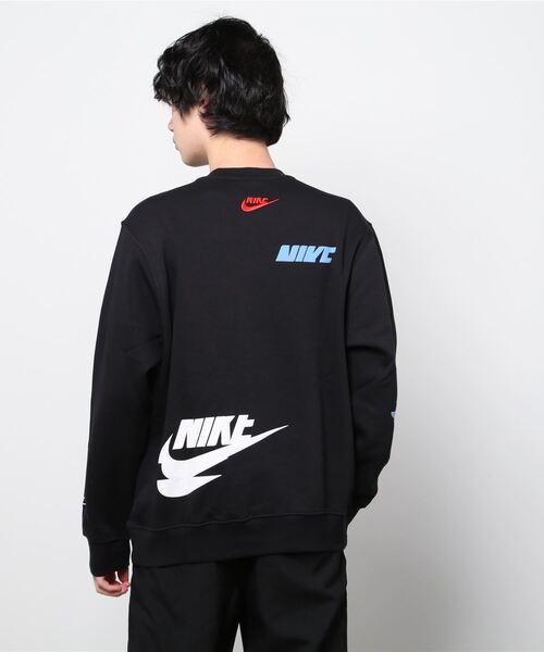 NIKE NSW SPE+ BB スウェット セットアップ 刺繍 ブラック NIKE（ナイキ）の「ナイキ NIKE ナイキ NSW SPE+ BB MFTA L/S クルー