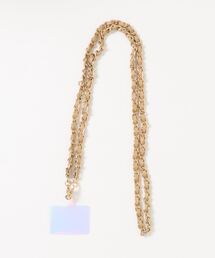 ZAKKA-BOX（ザッカボックス）の「【NOVE-22-1】リアルレザースマホチェーンストラップ（スマホグッズ）」