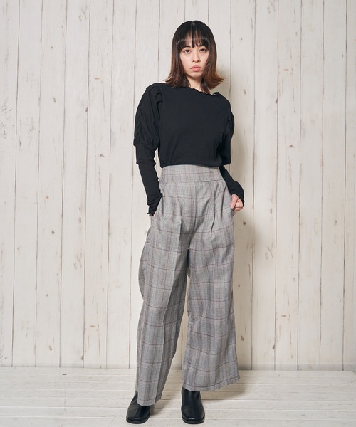 Clice de Paris（クリシェドゥパリス）の「PSGタータンチェックパンツ（その他パンツ・レディース・グレー・ONESIZE）」の7枚目の写真