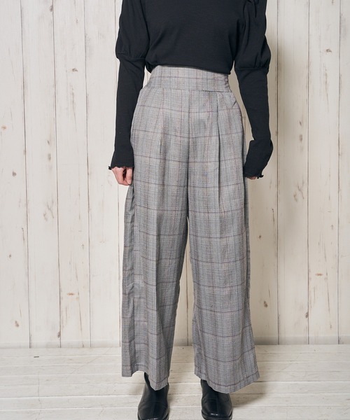 Clice de Paris（クリシェドゥパリス）の「PSGタータンチェックパンツ（その他パンツ・レディース・グレー・ONESIZE）」の8枚目の写真