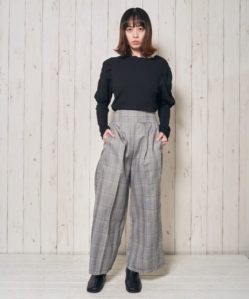 Clice de Paris（クリシェドゥパリス）の「PSGタータンチェックパンツ（その他パンツ・レディース・グレー・ONESIZE）」の5枚目の写真