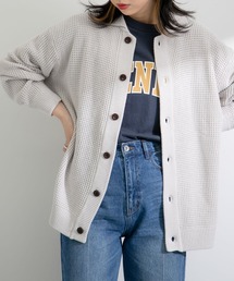 SENSE OF PLACE by URBAN RESEARCH | 『ユニセックス』ワッフルニットポロカーディガン(カーディガン/ボレロ)