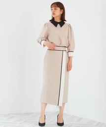 Tiara | カラーブロック襟ブラウス(シャツ/ブラウス)