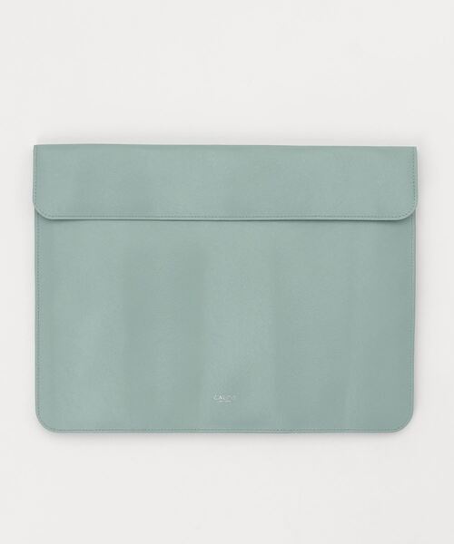 PR01.（ピーアールワン）の「CALDO TOKYOJAPAN MINKDOCUMENTCASE（PC・タブレットケース・メンズ・グレー/ミント/ブラック・FREE）」の3枚目の写真
