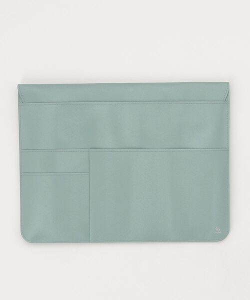 PR01.（ピーアールワン）の「CALDO TOKYOJAPAN MINKDOCUMENTCASE（PC・タブレットケース・メンズ・グレー/ミント/ブラック・FREE）」の4枚目の写真