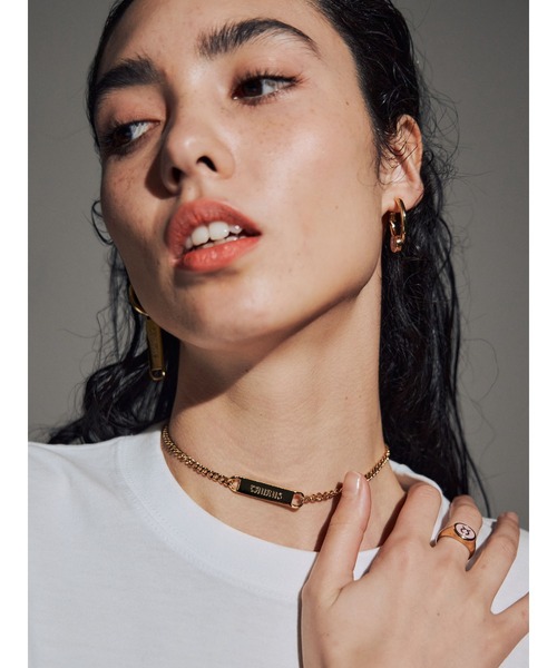 PAMEO POSE(パメオポーズ)の「Taurus Plate Choker(ネックレス・レディース・シルバー/ゴールド・FREE)」の12枚目の写真