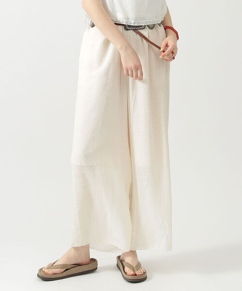 BEAMS BOY(ビームスボーイ)の「maturely / Military Crepe Pants(その他パンツ・レディース・ブラック/ナチュラル・1/0)」の3枚目の写真