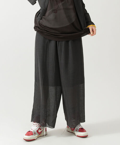 BEAMS BOY(ビームスボーイ)の「maturely / Military Crepe Pants(その他パンツ・レディース・ブラック/ナチュラル・1/0)」の8枚目の写真