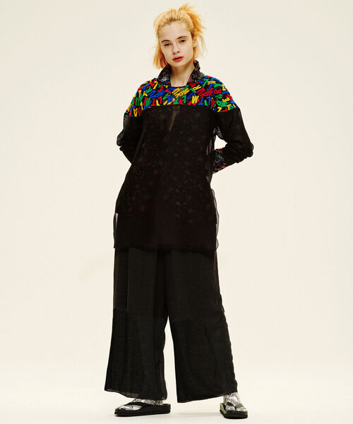 BEAMS BOY(ビームスボーイ)の「maturely / Military Crepe Pants(その他パンツ・レディース・ブラック/ナチュラル・1/0)」の11枚目の写真