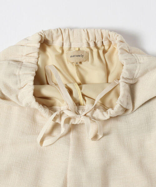BEAMS BOY(ビームスボーイ)の「maturely / Military Crepe Pants(その他パンツ・レディース・ブラック/ナチュラル・1/0)」の15枚目の写真