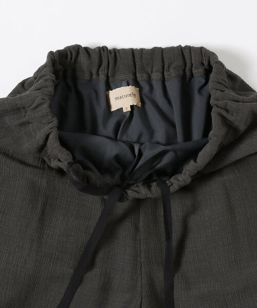 BEAMS BOY(ビームスボーイ)の「maturely / Military Crepe Pants(その他パンツ・レディース・ブラック/ナチュラル・1/0)」の21枚目の写真