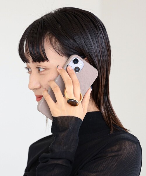 Ray BEAMS(レイビームス)の「【WEB限定】Hashibami / iPhone13 カバーリング付きケース ストーン(スマホケース/カバー・レディース・チャコールグレー/オレンジ/ブラウン系その他5/グレー/シルバー/ワイン/レッド系その他/グリーン系その他・ONE SIZE)」の13枚目の写真