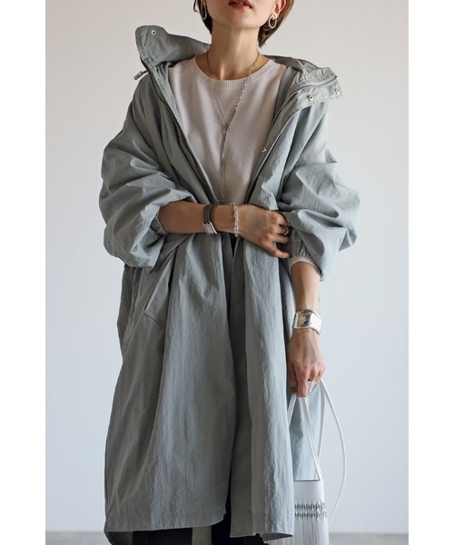 Bonjour Sagan(ボンジュールサガン)の「スプリングマウンテンパーカー(マウンテンパーカー・レディース・ベージュ/アイボリー/グレー系その他・FREE)」の3枚目の写真