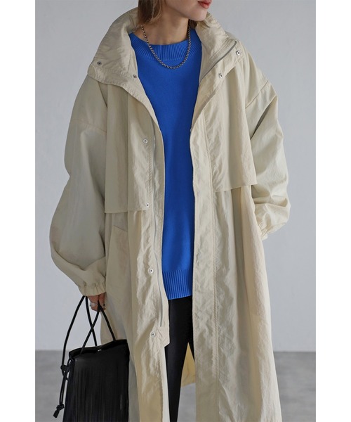 Bonjour Sagan(ボンジュールサガン)の「スプリングマウンテンパーカー(マウンテンパーカー・レディース・ベージュ/アイボリー/グレー系その他・FREE)」の2枚目の写真