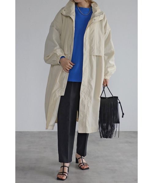 Bonjour Sagan(ボンジュールサガン)の「スプリングマウンテンパーカー(マウンテンパーカー・レディース・ベージュ/アイボリー/グレー系その他・FREE)」の4枚目の写真