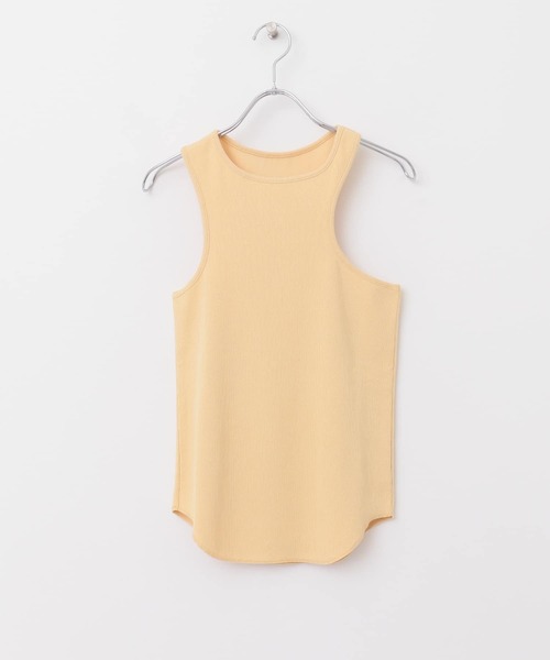 KBF（ケイビーエフ）の「アシメタンクトップ（タンクトップ・レディース・チャコールグレー/アイボリー/ベージュ・ONE）」の10枚目の写真