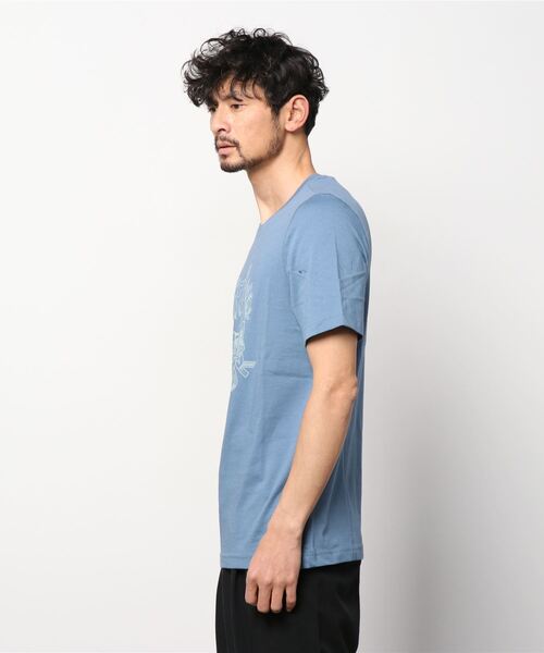 Reebok(リーボック)の「GS サステナビリティ Tシャツ / GS SUSTAINABILITY TEE(Tシャツ/カットソー・メンズ・オフホワイト/ブルー・LARGE/X-LARGE/XXX-LARGE/X-SMALL/XX-LARGE/SMALL/MEDIUM)」の12枚目の写真