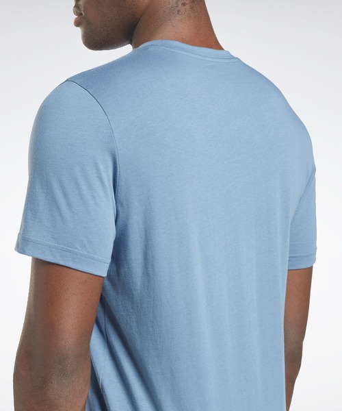 Reebok(リーボック)の「GS サステナビリティ Tシャツ / GS SUSTAINABILITY TEE(Tシャツ/カットソー・メンズ・オフホワイト/ブルー・LARGE/X-LARGE/XXX-LARGE/X-SMALL/XX-LARGE/SMALL/MEDIUM)」の7枚目の写真
