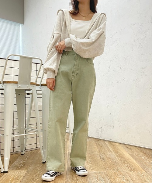 apres jour（アプレジュール）の「カラーハイウエストデニム【ZOZOTOWN限定アイテム】（デニムパンツ・レディース・オレンジ/ピンク/ラベンダー/ミント・LARGE/MEDIUM/SMALL/X-LARGE）」の10枚目の写真