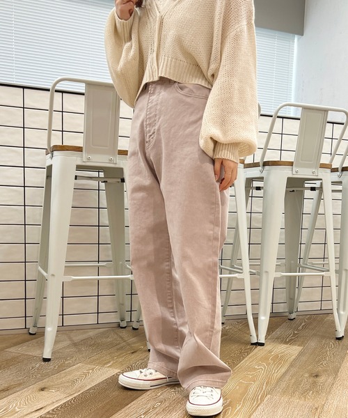 apres jour（アプレジュール）の「カラーハイウエストデニム【ZOZOTOWN限定アイテム】（デニムパンツ・レディース・オレンジ/ピンク/ラベンダー/ミント・LARGE/MEDIUM/SMALL/X-LARGE）」の21枚目の写真