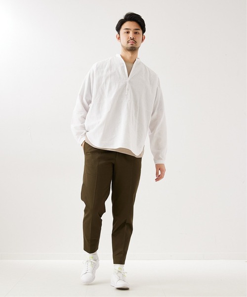 417 EDIFICE（フォーワンセブンエディフィス）の「"テーパード"【allery / アレリ―】スラックス（スラックス・メンズ・ベージュ/カーキ・SMALL/MEDIUM/LARGE）」の17枚目の写真