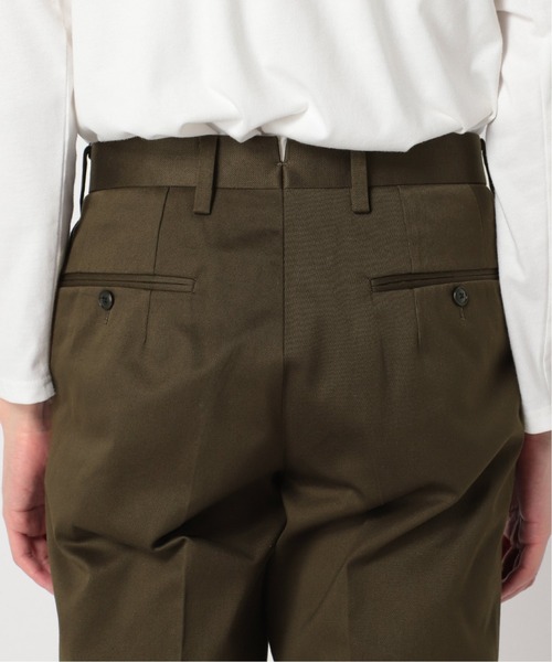 417 EDIFICE（フォーワンセブンエディフィス）の「"テーパード"【allery / アレリ―】スラックス（スラックス・メンズ・ベージュ/カーキ・SMALL/MEDIUM/LARGE）」の5枚目の写真