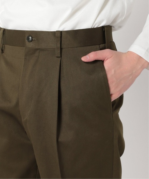 417 EDIFICE（フォーワンセブンエディフィス）の「"テーパード"【allery / アレリ―】スラックス（スラックス・メンズ・ベージュ/カーキ・SMALL/MEDIUM/LARGE）」の18枚目の写真