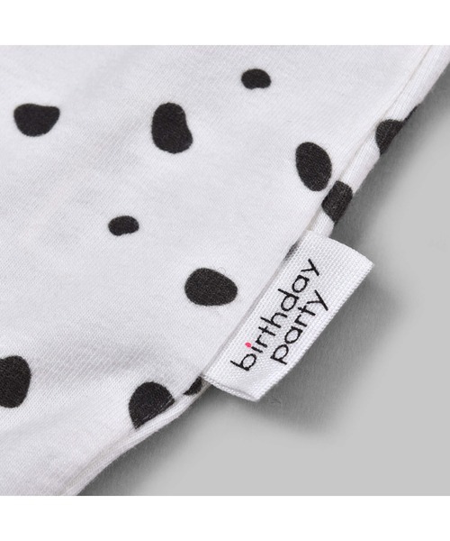 birthday party（バースデイパーティー）の「birthdayparty/天竺アンニュイドットボディミニベビー(70~80cm)（ロンパース・キッズ・ピンク系その他/ホワイト系その他・70/80）」の3枚目の写真