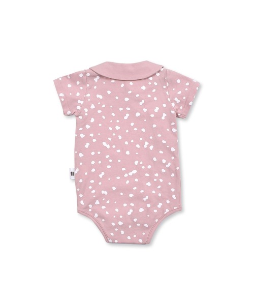 birthday party（バースデイパーティー）の「birthdayparty/天竺アンニュイドットボディミニベビー(70~80cm)（ロンパース・キッズ・ピンク系その他/ホワイト系その他・70/80）」の4枚目の写真