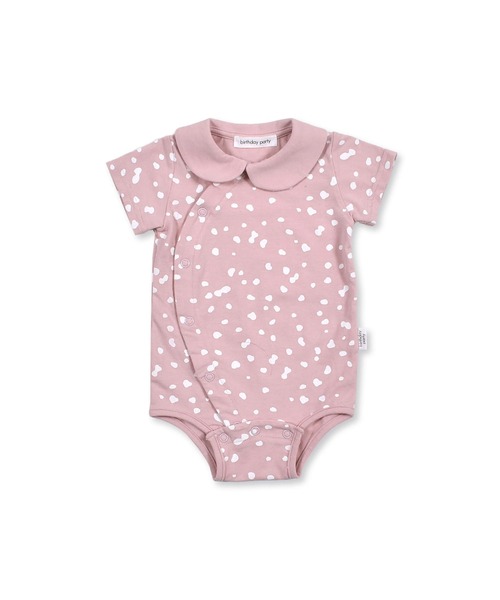 birthday party（バースデイパーティー）の「birthdayparty/天竺アンニュイドットボディミニベビー(70~80cm)（ロンパース・キッズ・ピンク系その他/ホワイト系その他・70/80）」の18枚目の写真