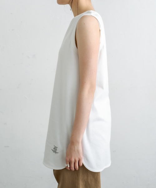 PUAL CE CIN（ピュアルセシン）の「2WAYスムースノースリーブ（タンクトップ・レディース・ブラック/オフホワイト・FREE）」の20枚目の写真