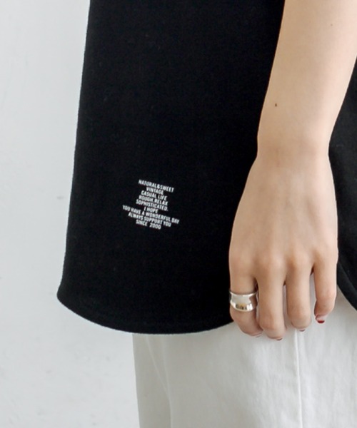 PUAL CE CIN（ピュアルセシン）の「2WAYスムースノースリーブ（タンクトップ・レディース・ブラック/オフホワイト・FREE）」の14枚目の写真