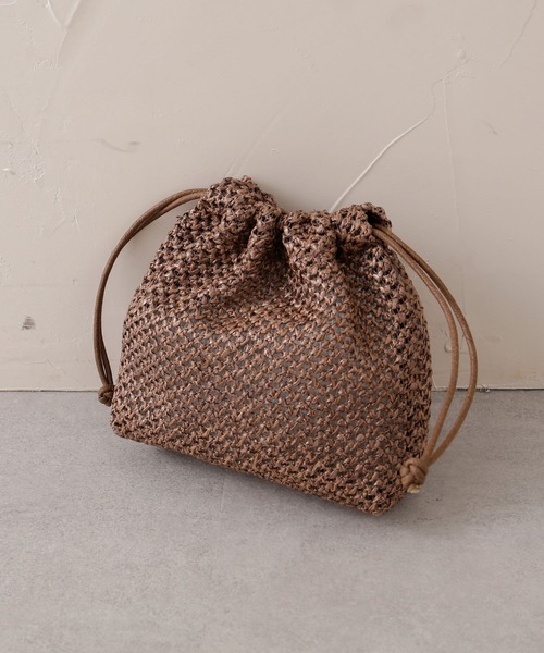 Thevon（ゼボン）の「バンブークリアバッグ（トートバッグ・レディース・アイボリー/ブラック/モカ・FREE）」の5枚目の写真