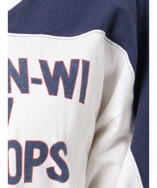 Ungrid（アングリッド）の「VネックフットボールロゴTee（Tシャツ/カットソー・レディース・ネイビー/グリーン/ボルドー・FREE）」の20枚目の写真