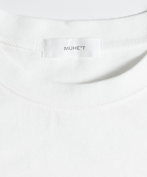 MUHET(ミュエータ)の「ロゴプリントTシャツ(Tシャツ/カットソー・レディース・ホワイト/チャコールグレー・MEDIUM/X-LARGE)」の19枚目の写真
