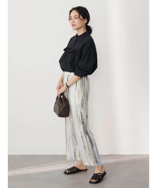 AMERICAN HOLIC（アメリカンホリック）の「ストライプ柄ストレートパンツ（その他パンツ・レディース・ストライプ・M/L）」の9枚目の写真