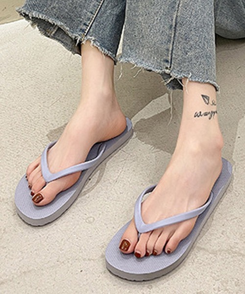 STYLEBLOCK（スタイルブロック）の「ビーチサンダル（サンダル・レディース・ベージュ/ブラック/イエロー/パープル/レッド/ラベンダー/ブルー/オレンジ・S/M/L）」の5枚目の写真