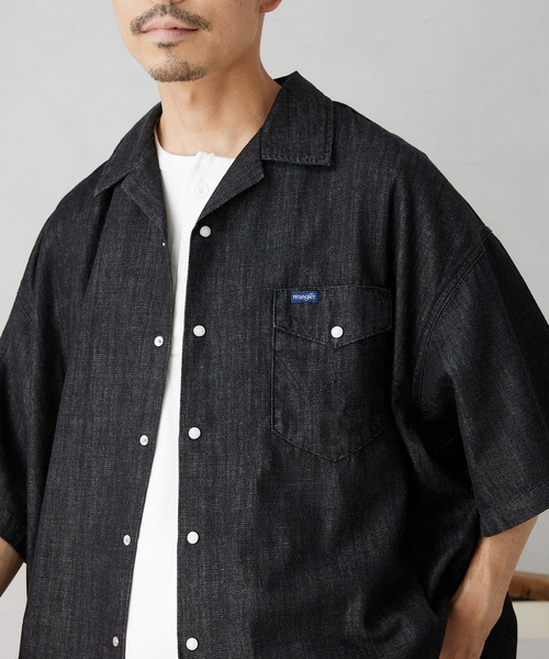 Wrangler(ラングラー)の「【Wrangler / ラングラー】別注 Denim SHIRTS(シャツ/ブラウス・メンズ・ブラック/ネイビー/ブルー・MEDIUM/LARGE)」の12枚目の写真