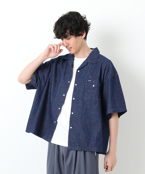 Wrangler(ラングラー)の「【Wrangler / ラングラー】別注 Denim SHIRTS(シャツ/ブラウス・メンズ・ブラック/ネイビー/ブルー・MEDIUM/LARGE)」の19枚目の写真