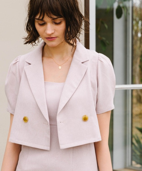 開衿ショートジャケット