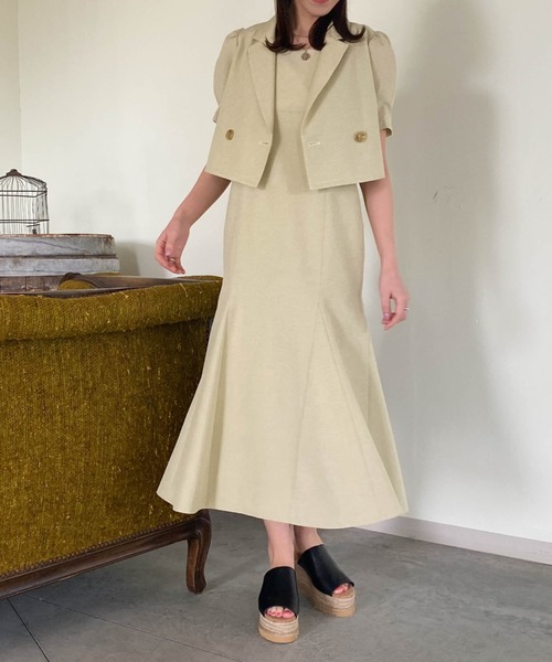 開衿ショートジャケット