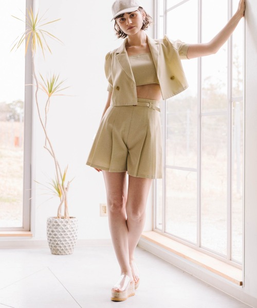 開衿ショートジャケット