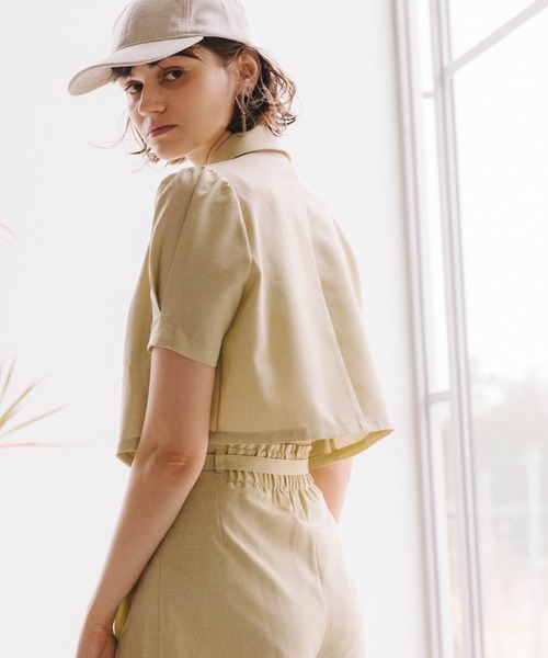 開衿ショートジャケット