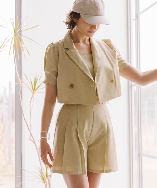 開衿ショートジャケット