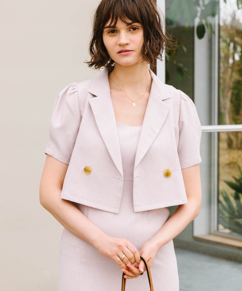 開衿ショートジャケット